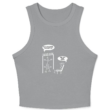 Discover Chemistry Student - Science Teacher Chemist Crop Tank Top