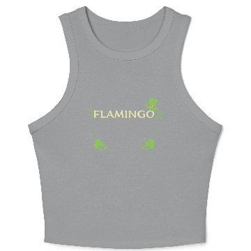 Discover Flamingo - St. Patrick's Day Crop Tank Top