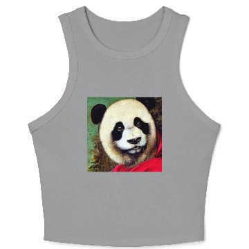 Discover Renaissance Panda Crop Tank Top