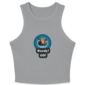 Discover Bitcoin Ready Go Crop Tank Top