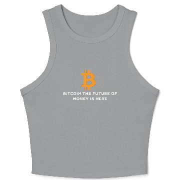 Discover Bitcoin Crop Tank Top