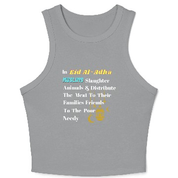 Discover Eid Al Adha in Islam Crop Tank Top