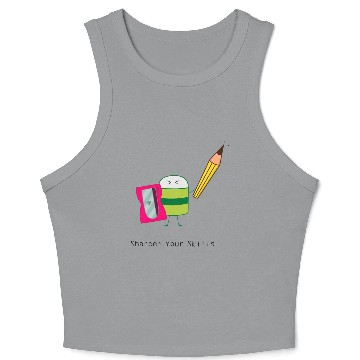 Discover Back To School Crop Tank Top