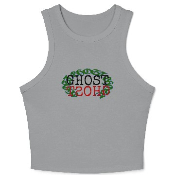 Discover GHOST TITLE Crop Tank Top