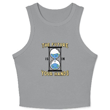 Discover Earth Hour Time Environmentalist Save The Planet Crop Tank Top