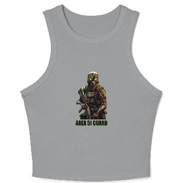 Discover Area 51 Guard Crop Tank Top