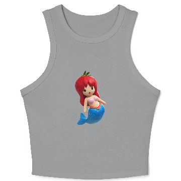 Discover Strawberry mermaid Crop Tank Top