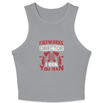 Discover Fireworks Director Crop Tank Top