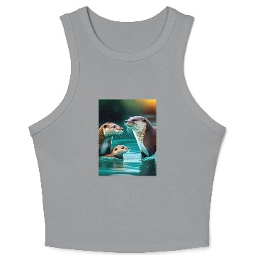 Discover "Ducks in the Pond" Crop Tank Top