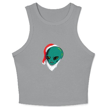 Discover Aliens Love Christmas Crop Tank Top