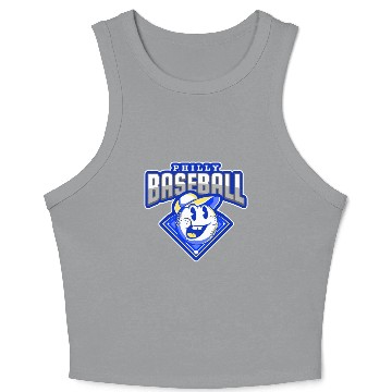 Discover PHILLY BASEBALL Crop Tank Top
