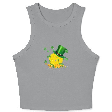 Discover Bowling Patrick Day Crop Tank Top