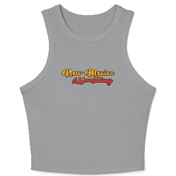 Discover New Mexico Wrestling Crop Tank Top