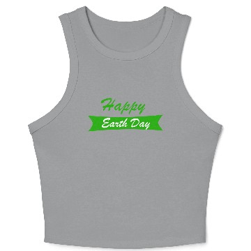Discover Earth Day Crop Tank Top