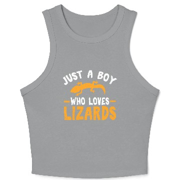 Discover Lizard Lizard Lover Crop Tank Top