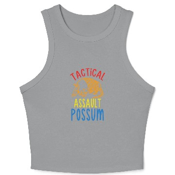 Discover tactical assault possum Crop Tank Top