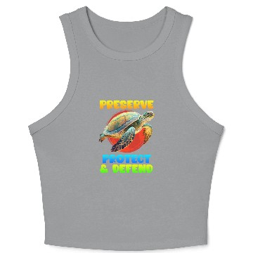 Discover Save Nature protected species Environment Crop Tank Top