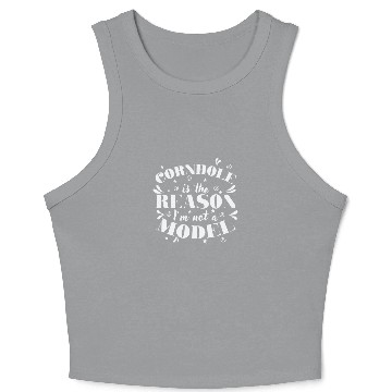 Discover Cornhole is the Reason I'm not a Model Game Crop Tank Top