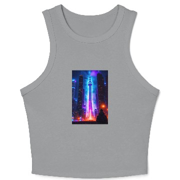 Discover The Moving Tower Crop Tank Top