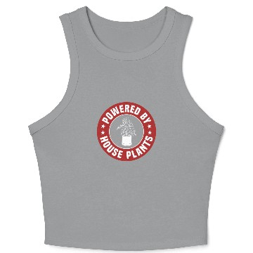 Discover Powered By House Plants Crop Tank Top