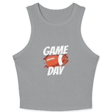 Discover Game Day Crop Tank Top