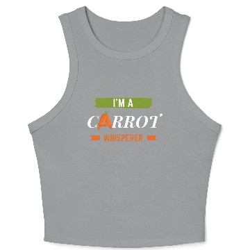 Discover Im a carrot whisperer Crop Tank Top