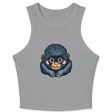 Discover Stylish Gorilla Crop Tank Top