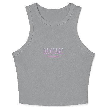 Discover Daycare Teacher Crop Tank Top