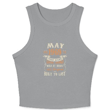 Discover May 1969 Birthday Surprise Crop Tank Top