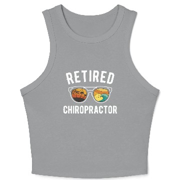 Discover Beachy Retirement Fun for Childcare Worker Crop Tank Top