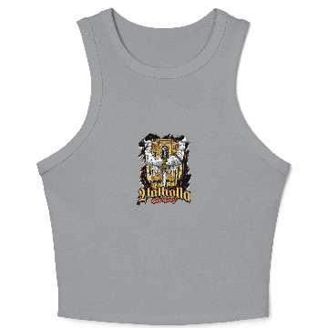 Discover Valhalla awaits - Viking Crop Tank Top