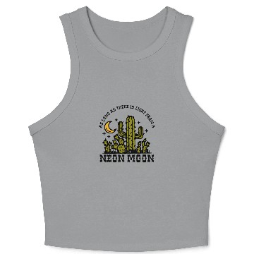 Discover AS LONG AS THERE IS LIGHT FROM A NEON MOON Crop Tank Top