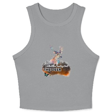 Discover Forest Guardian Deer Crop Tank Top