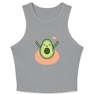 Discover The Joyful Avocado Crop Tank Top