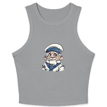 Discover Columbus Day 1492 Sailor Crop Tank Top