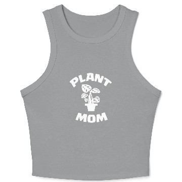 Discover Plant Mom Crop Tank Top