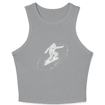 Discover Direction Tal Snowboarding Crass Snowboard Style Crop Tank Top
