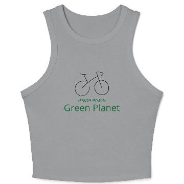 Discover Green Planet Crop Tank Top