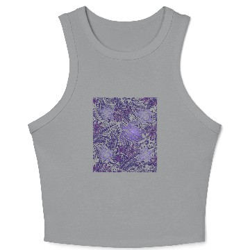 Discover Hawaiian Honu - Turtle collage 4422 Crop Tank Top