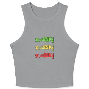 Discover Thanks Baseball Jerseys creative ways to say thank you Crop Tank Top