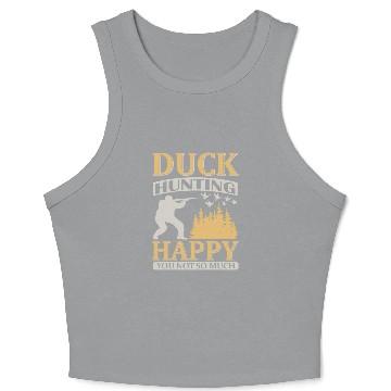 Discover Duck Hunting Crop Tank Top
