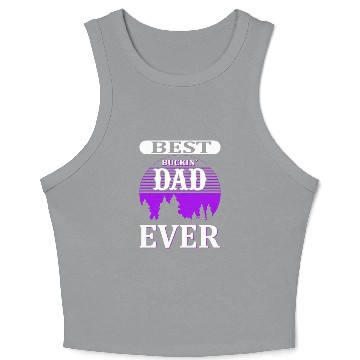 Discover Best Dad Ever Crop Tank Top