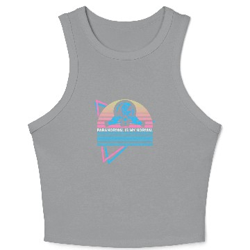 Discover Ghost Hunting Retro Crop Tank Top