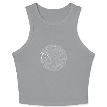Discover Pie Numbers Nerd Pi Day Crop Tank Top