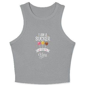 Discover Dessert Lollipop Crop Tank Top