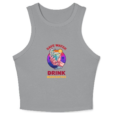 Discover Margarita Save The Environment Crop Tank Top