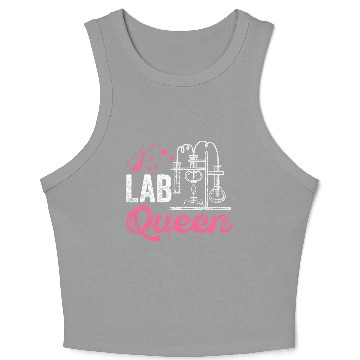 Discover Science Chemistry Lab Queen Chemist Crop Tank Top