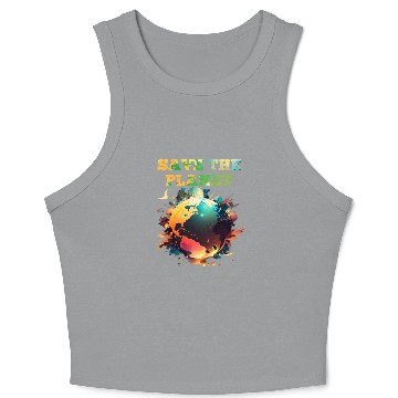 Discover Save the Planet Climate and Nature Care Crop Tank Top