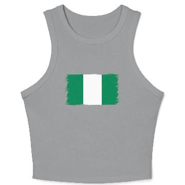 Discover Nigerian Flag Nigeria Crop Tank Top