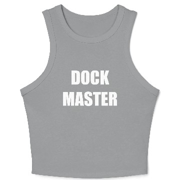 Discover Dock Master Employees Official Uniform Work Crop Tank Top